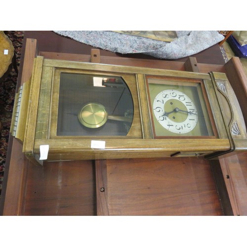 388A - Oak Cased Wall Clock