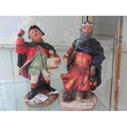 151 - Two Royal Doulton Figures - 'Good King Wenceslas' HN2118 and 'Town Cryer' HN2119