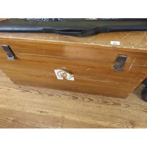 422 - Wooden Trunk