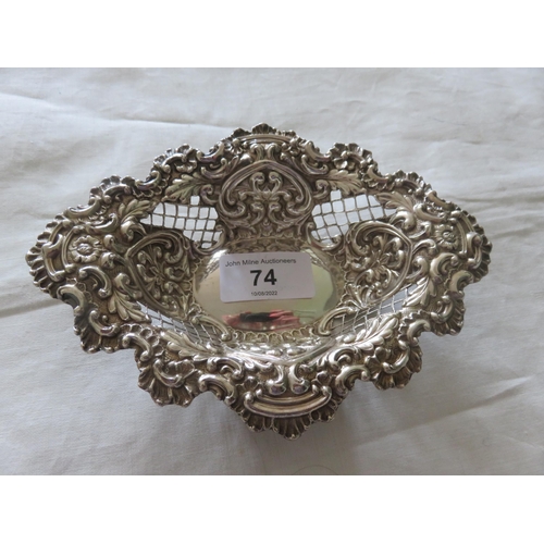 74 - Birmingham Silver Openwork Bon-Bon Dish