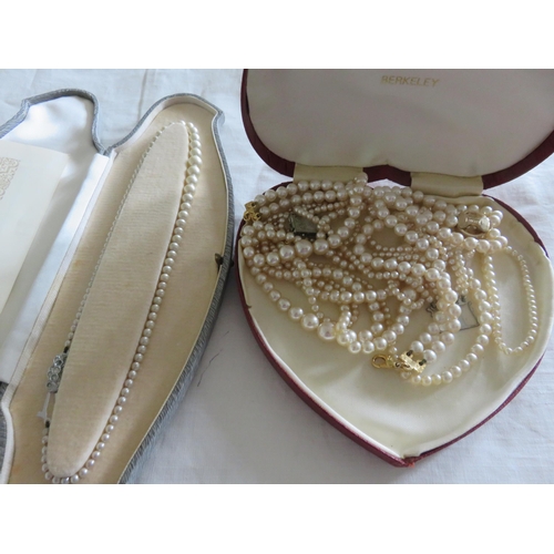 77 - Small Lot of Cased Pearls