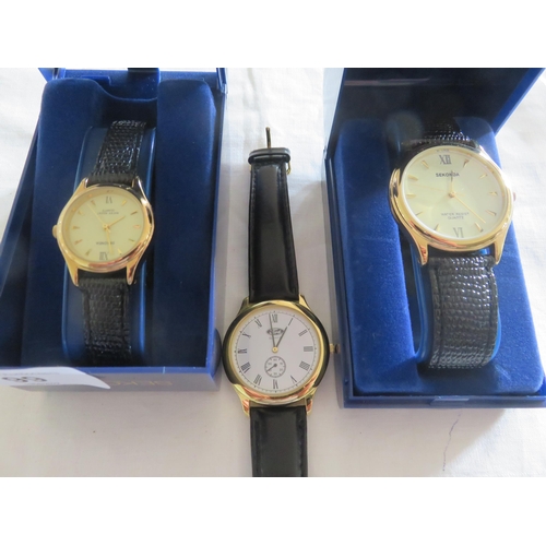 99 - Two Sekonda Wristwatches plus One Ford Wristwatch