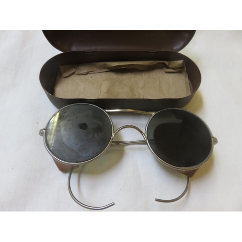 109 - Old pair of Sunglasses in case