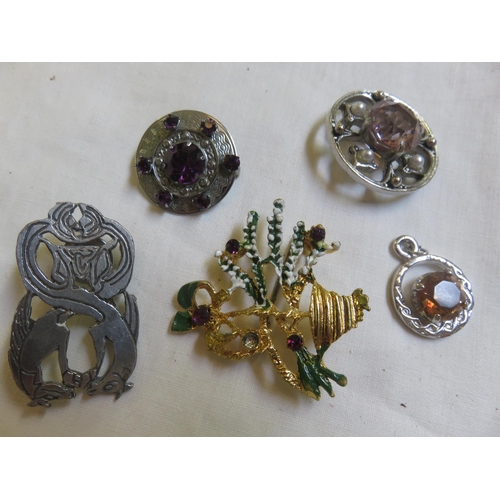 113 - Five Brooches