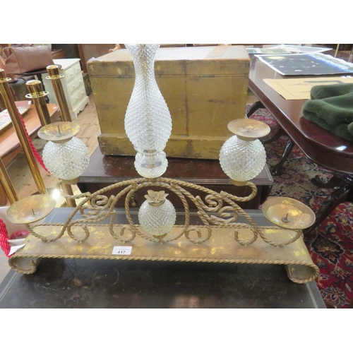 417 - Brass Candelabra