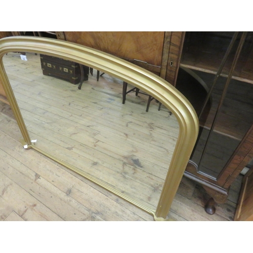 424 - Gilt Overmantel Mirror