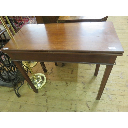 457 - Mahogany Lift Over Tea Table