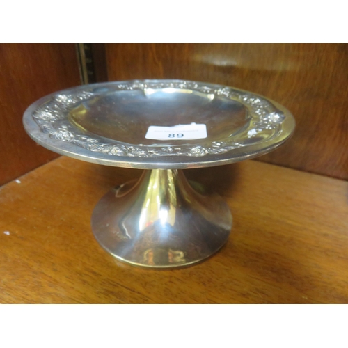 89 - Chester Hallmarked Silver Tazza, 6½