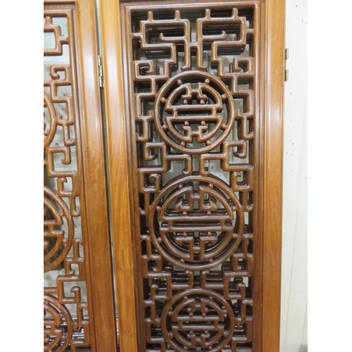 456 - Large Heavy Oriental Screen