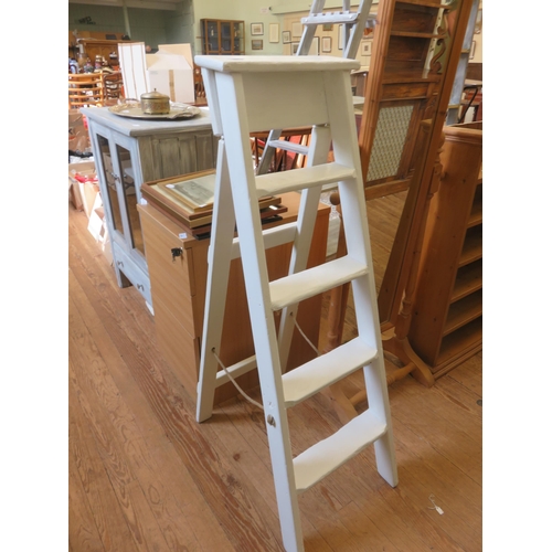 469 - Painted Wooden Ladder