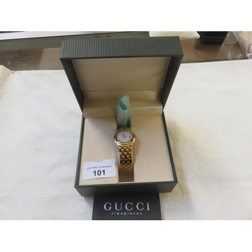 101 - Gucci Watch in Box - includes paperwork