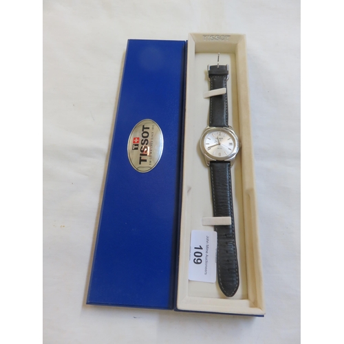 109 - Cased Tissot Wristwatch