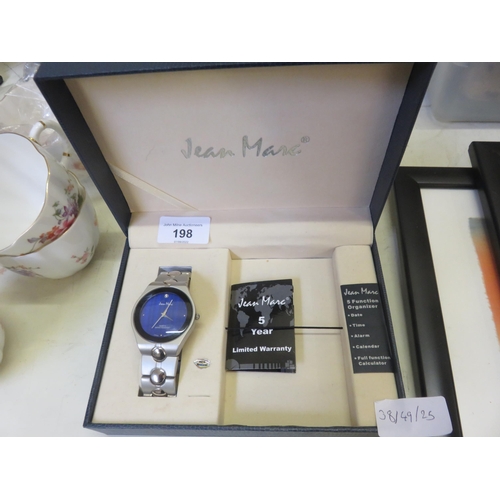 198 - Jean Marc Boxed Wristwatch