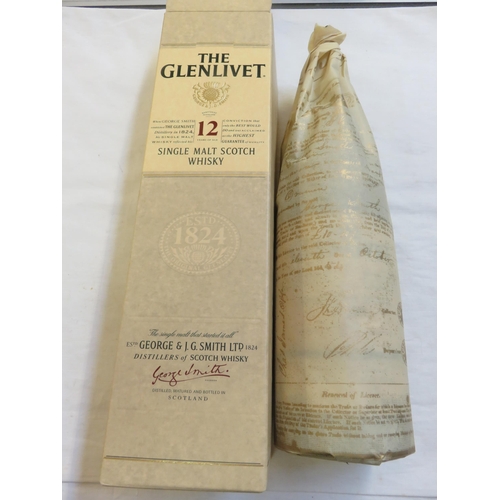 209 - Boxed Bottle - Glenlivet Twelve Year Old Single Malt