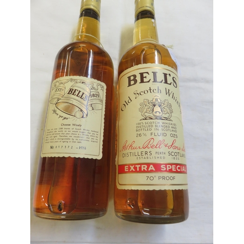 210 - Two Bottles, Bells 1976 Scotch Whisky