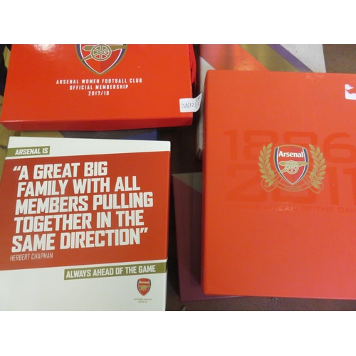 222 - Eight Boxes containing Arsenal FC Memorabilia