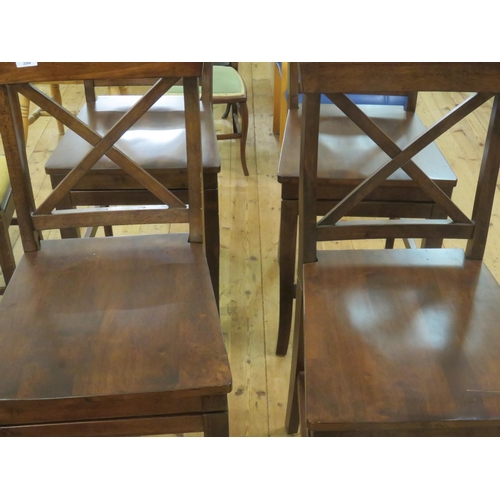 394 - Four Bar Chairs with Swivel Tops