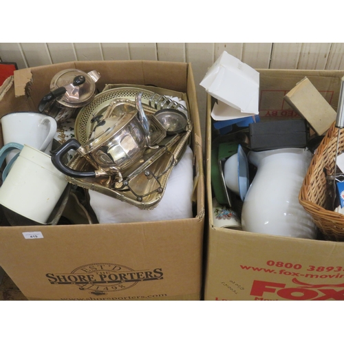 419 - Three Boxes of Bric-a-Brac