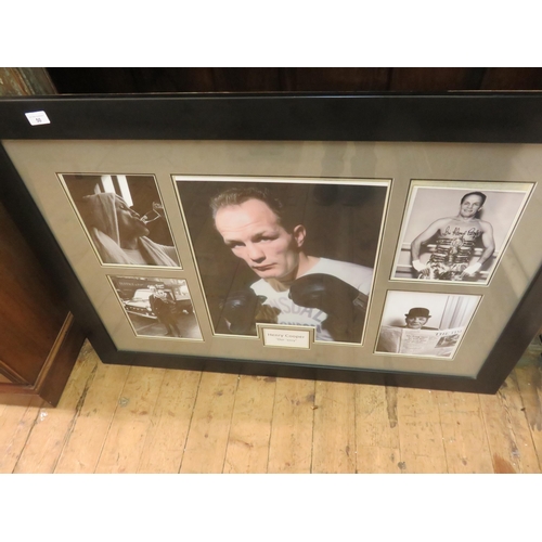 Signed Henry Cooper Collage Picture - with Certificate