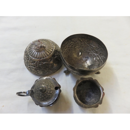 87 - Three Pieces of Indian Silver