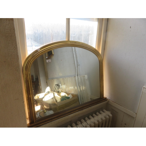 457 - Gilt Framed Overmantel Mirror