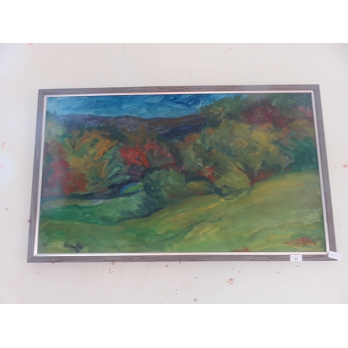 49 - Framed Oil Painting 