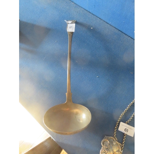 70 - Edinburgh Silver Ladle 7 Troy Oz approx