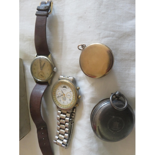 85 - Two Pocket Watches and two Wrist Watches