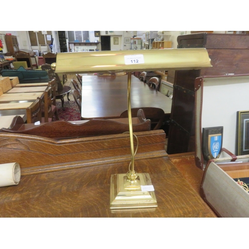 112 - Brass Desk Lamp