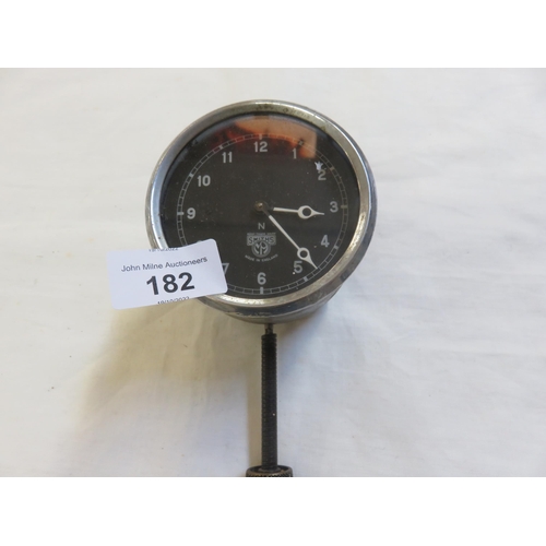 182 - Vintage Smiths Automobile Clock