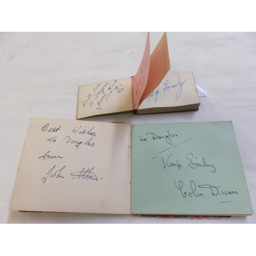 186 - Two Autograph Albums