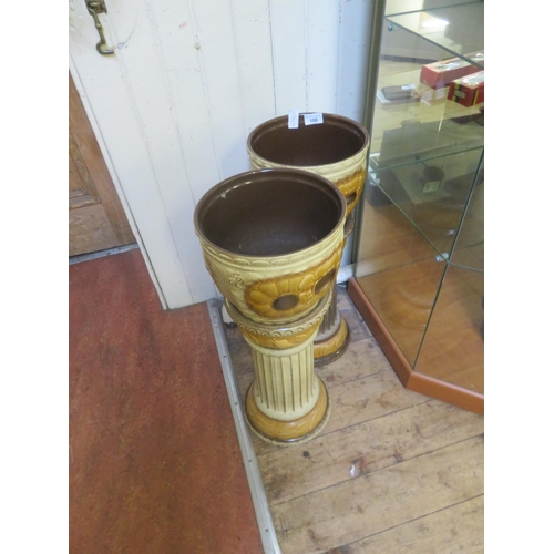 188 - Pair of West German Planters on Stands