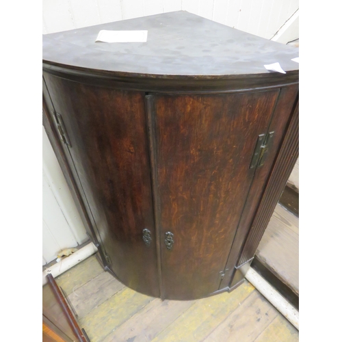 379 - Mahogany corner cabinet