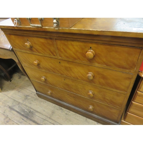 382 - Victorian Satinwood Chest of Drawers