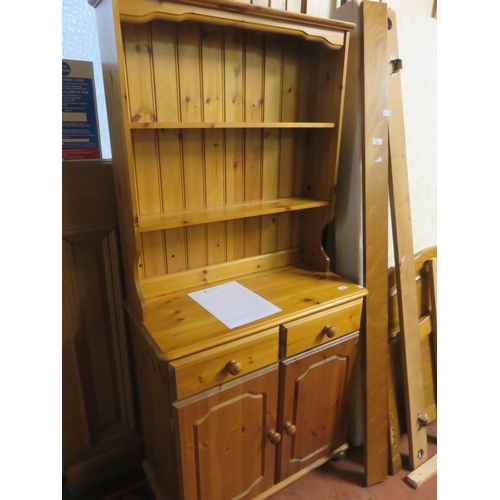 405 - Narrow Pine Kitchen Dresser