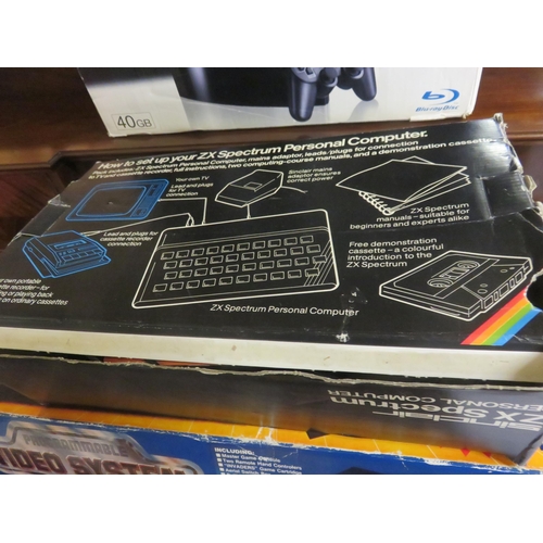 430 - Boxed Spectrum and Boxed Vintage Games Console