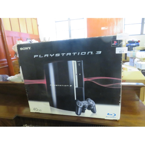 431 - Boxed Playstation 3