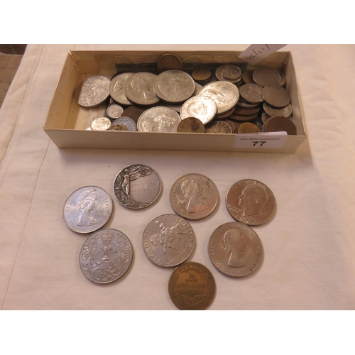 77 - Mixed Lot of Coins and Banknotes