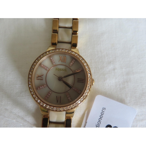 128 - Ladies Fossil Wrist Watch