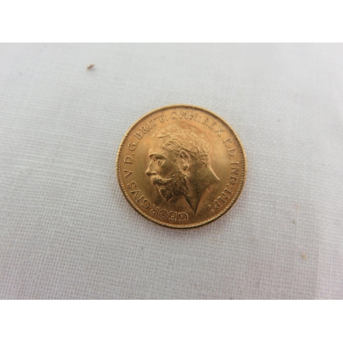 145 - 1912 Gold Half Sovereign