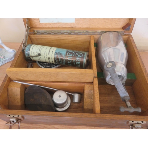 170 - Speedy Moisture Tester in Original Fitted Oak Case