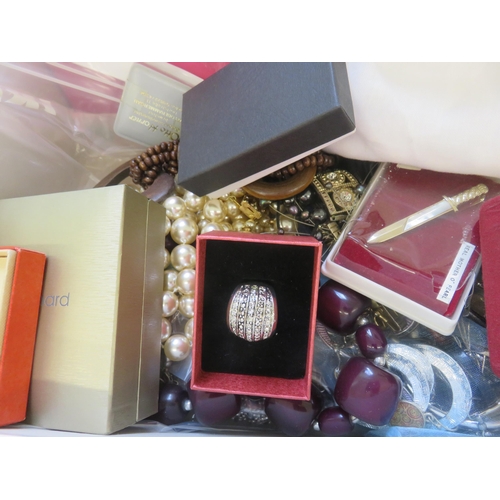 324 - Large Box of Costume Jewellery