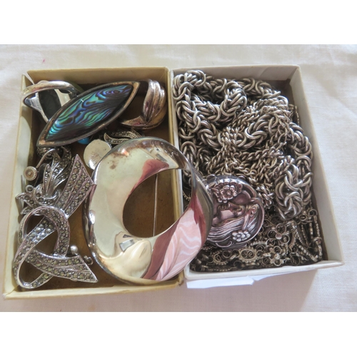 82 - Mixed lot of Silver, Marcasite and other Jewellery