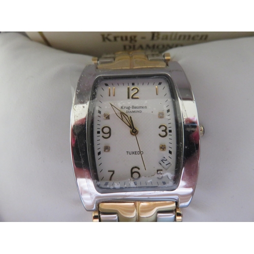 95 - Boxed Krug - Baumen Wrist Watch