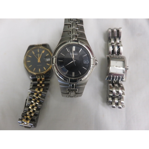 98 - Seiko Watch, Rotary Watch and One Other Wristwatch