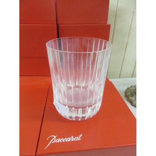 184 - 6 Boxes of baccarat glassware