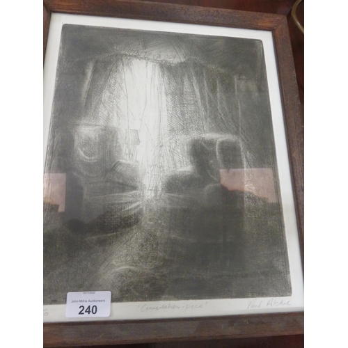 240 - Framed Limited Edition Etching 