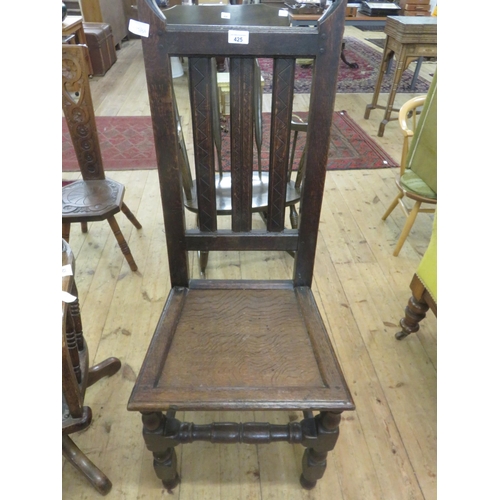 425 - Wooden Hall Chair