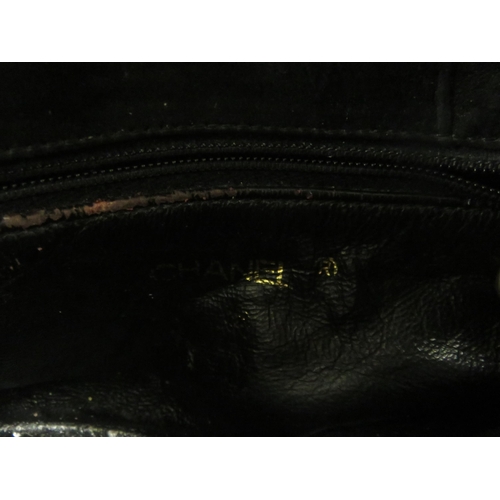 137 - Small Black Leather Clutch Purse and cover