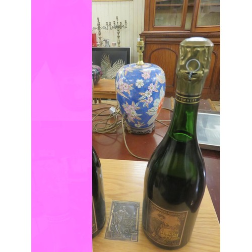 160 - Two bottes Champagne Pommery 1987